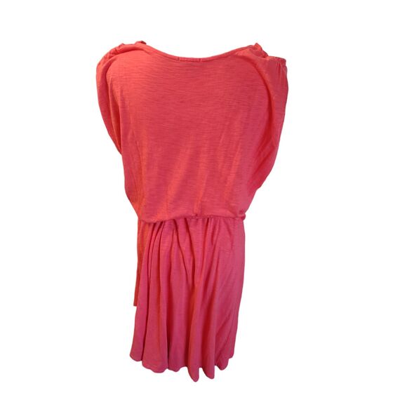 Lilla P Casual Flamé Modal Cross Front Dress Hibiscus size Large - Picture 3 of 5